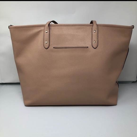 Coach Tan Blush Large Tote Bag Purse - Picture 2 of 6